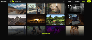 Imagen plataforma video libre de derechos